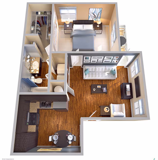 The Pony 3009 floor plan